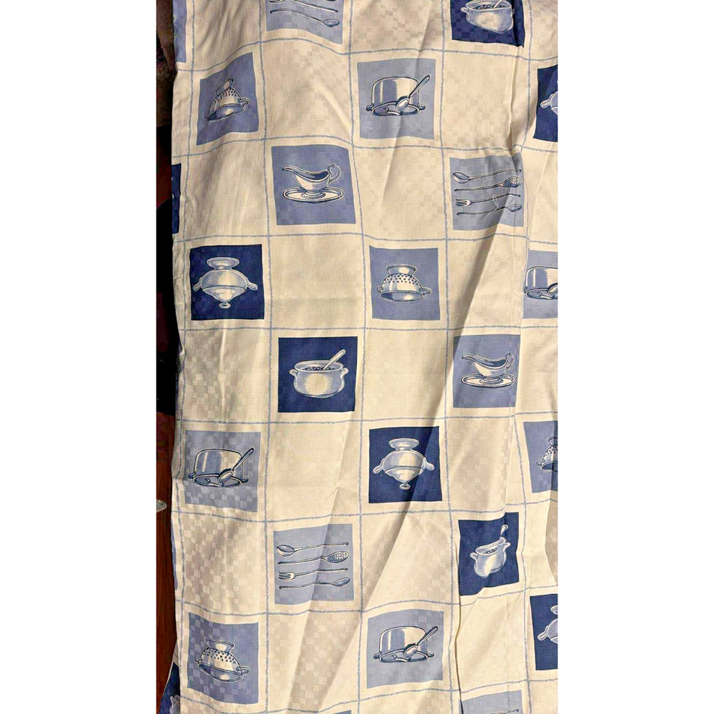 Tessitura Toscana Telerie Tablecloth Italy 100% Cotton 128x118" Kitchen Utensils